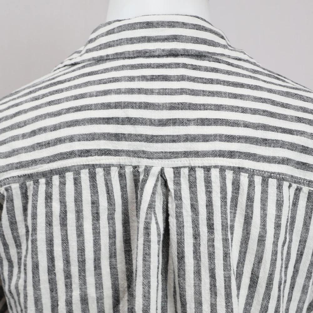 Maeve Anthropology Striped Button Down Shirt - Picture 6 of 10